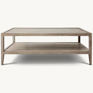 French Contemporary Square Coffee Table - Image 2